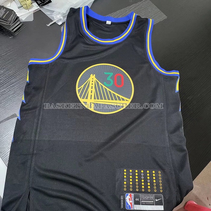 Maillot Golden State Warriors Stephen Curry NO 30 2022 Slam Dunk Special Mexique Edition Noir